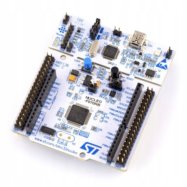 Модул STM32 NUCLEO-F070RB, ARM Cortex M0, 128 kB Flash, 16 kB SRAM, 48 MHz, комплект