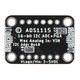 Модул ADC 16-битов, Adafruit, 4 канала, I2C, програмируем, 2-5,5V