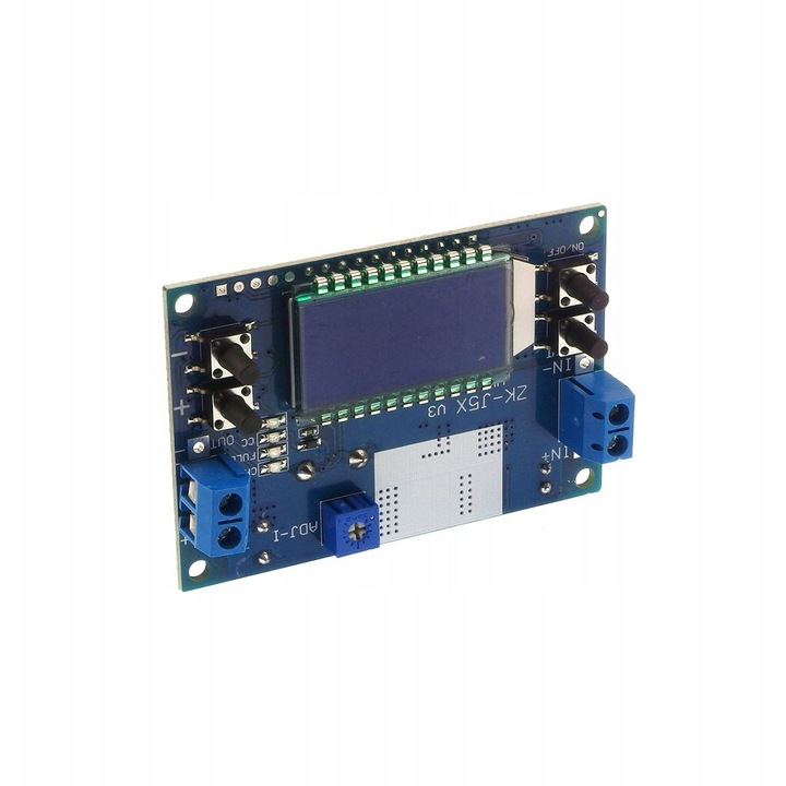 Modul sursa de alimentare, 1.2-32V, 5A, LCD, protectie la scurtcircuit, 6.5-36V