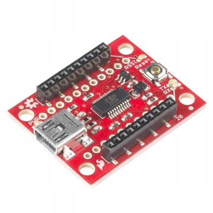 XBee Explorer USB v2, SparkFun, конвертор USB за XBee модул, 3,3V, 5V, с бутон RESET