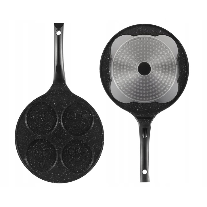 Tigaie Edenberg, 27cm, 4 forme, negru