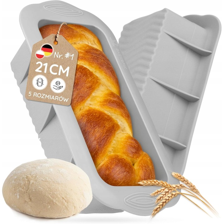 Tava de copt pentru paine, 21 cm, antiaderenta