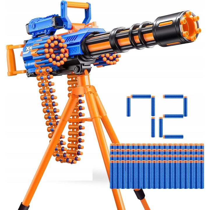 Пистолет Nerf X-Shot Insanity, оранжев/син, 82,19x12,4x23,6см