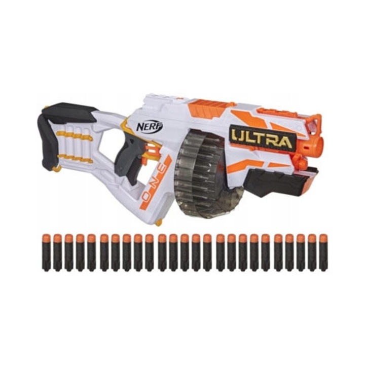 Моторизиран бластер Nerf Ultra One, 25 стрелички Nerf Ultra, 24x11.1x3.1см