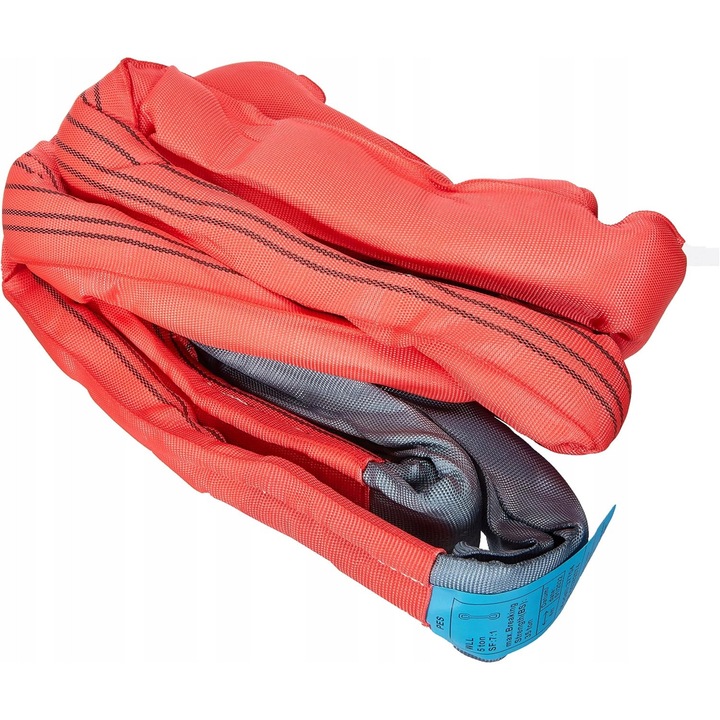 Sistem de tractare, 4 m, 5000 kg, culoare rosie, 1 bucata