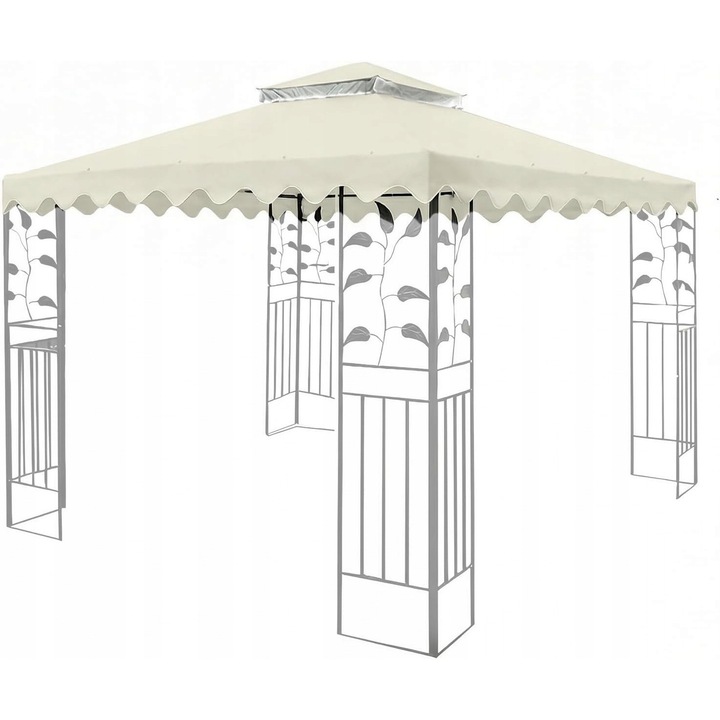 Pavilion gradina, 3x3m, dublu, waterproof, UV