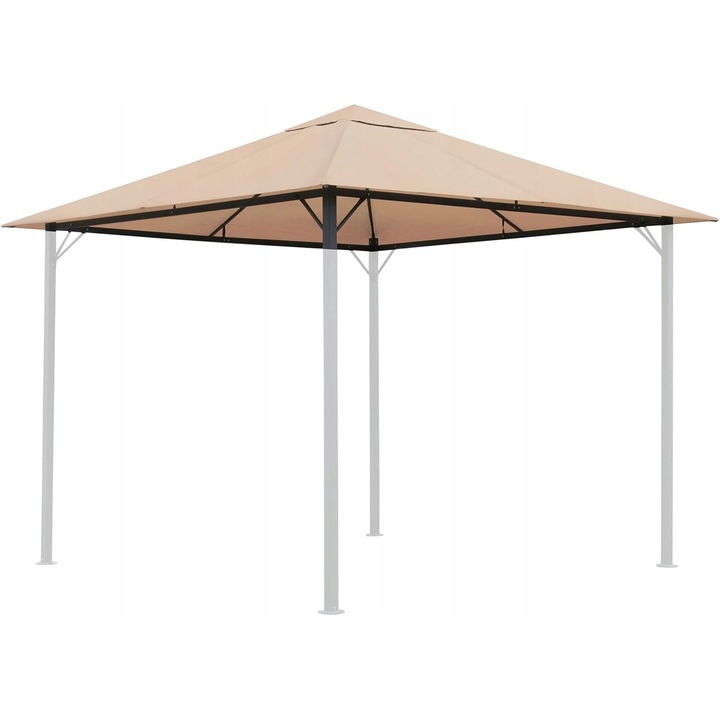 Pavilion gradina 3x3m, piaskowy antic, set