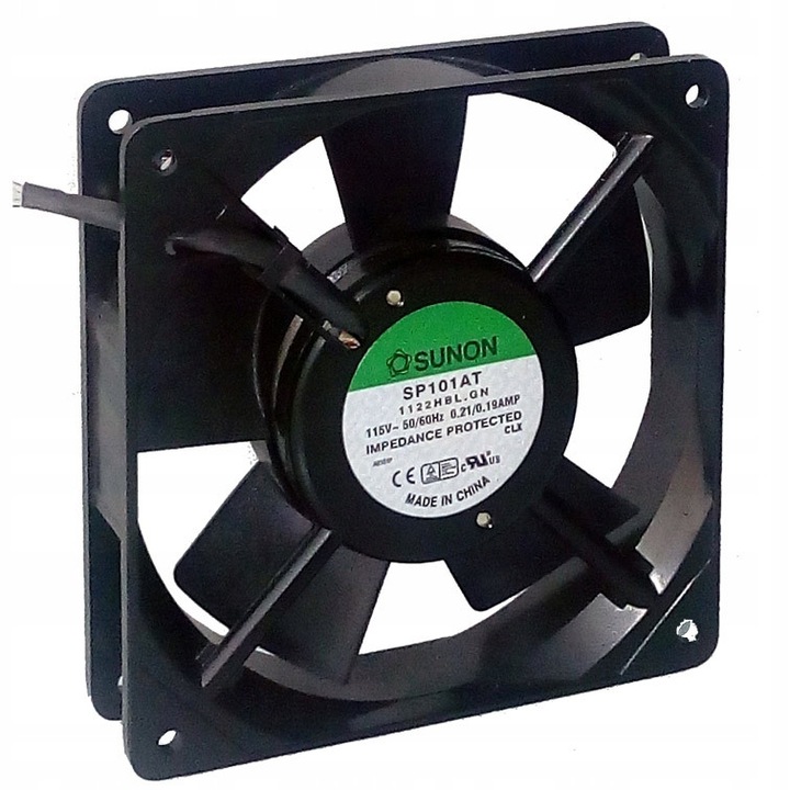 Ventilator AC 120x120x25mm, 18W, 132m/h, 46dBA, Sunon