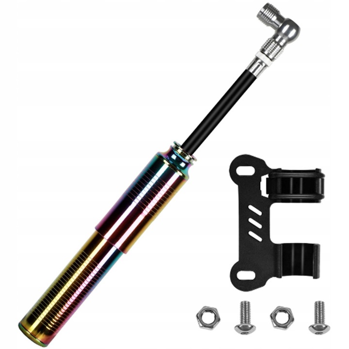 Compresor auto, 2500 mAh, 7,2 V, 4 moduri, LED, 8,68x5,24x14cm, set inclusiv accesorii