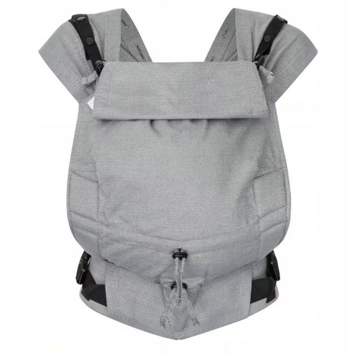 Marsupiu Hoppediz 4in1, bumbac organic, suport pentru bebelusi, 3.5-20kg, design curat, ajustabil