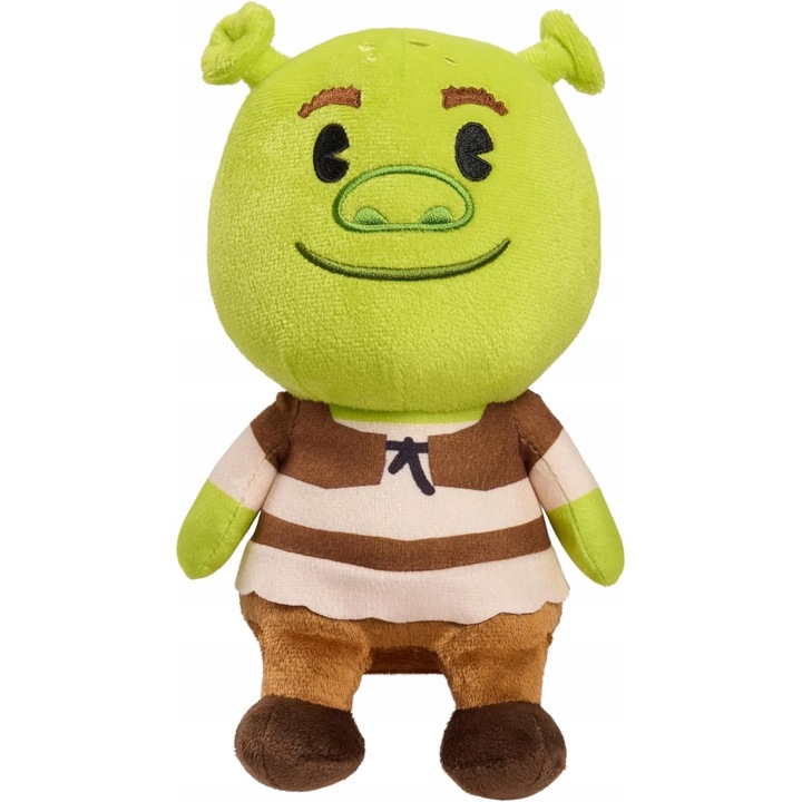 Jucarie de plus, Just Play, Shrek, 20 cm, verde, pentru copii peste 3 ani