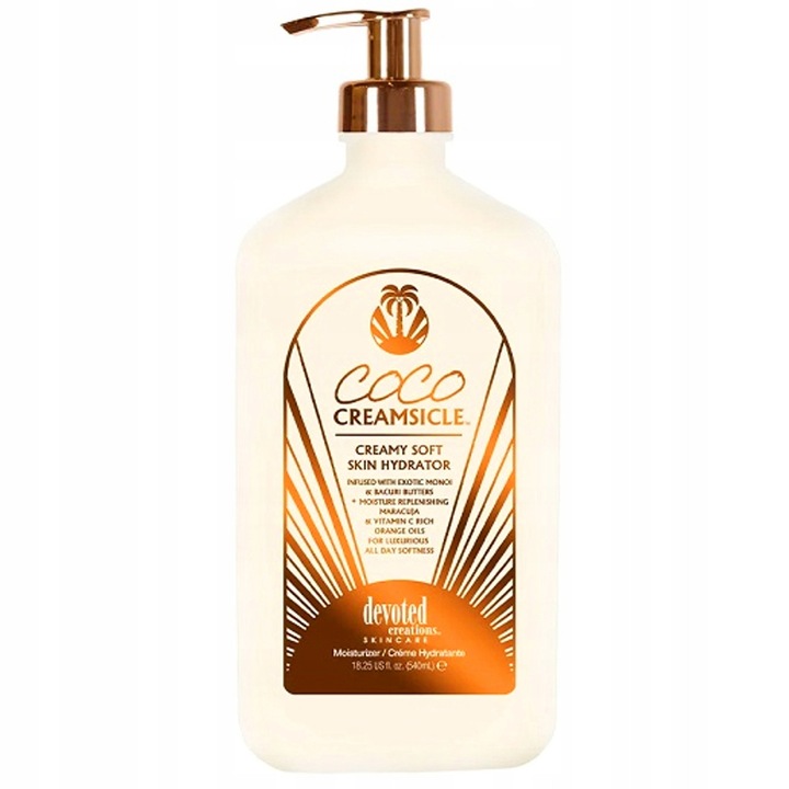 Testápoló balzsam, Devoted Creations Coco Creamsicle, kókuszolaj, shea vaj, 540 ml