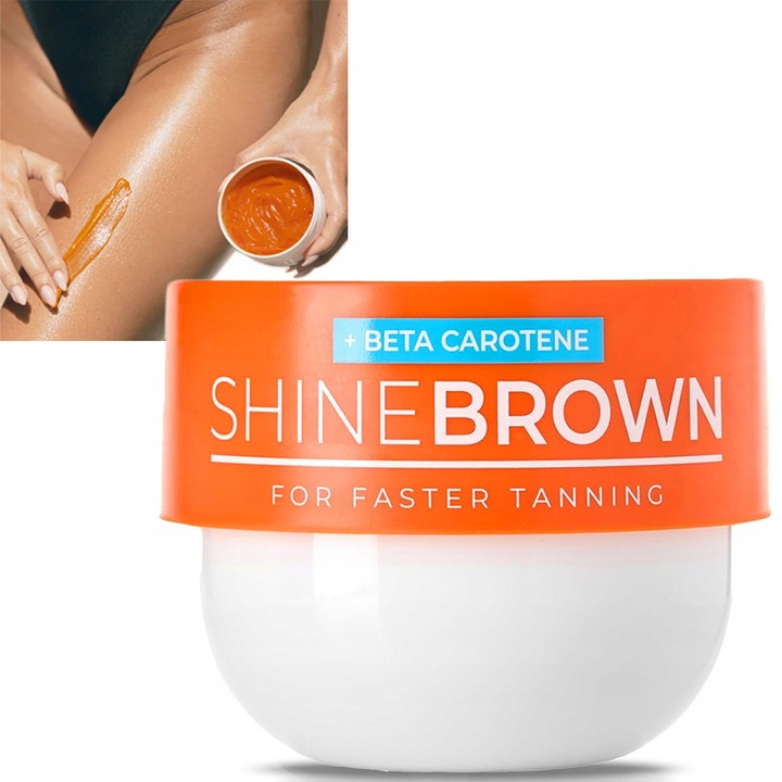 Crema cu Beta-caroten pentru un Bronz mai Inchis Byrokko Shine Brown 210ml