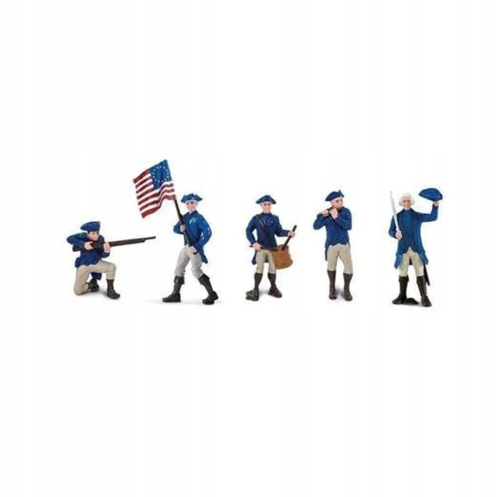 Set figurine soldati, Safari Ltd., 5 figurine pictate manual, natural, 62g