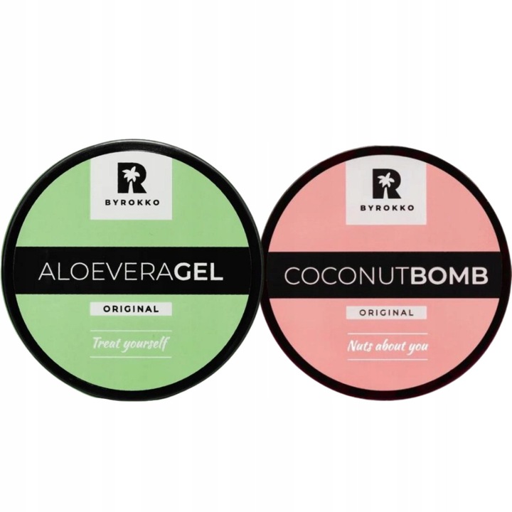 Комплект за третиране на коса и кожа след слънчеви бани Coconut Bomb 180 ml + Aloe Vera 200 ml
