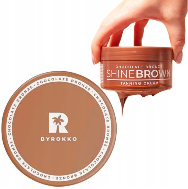 Byrokko Shine Brown Chocolate önbarnító balzsam, 200ml, csokoládé illat