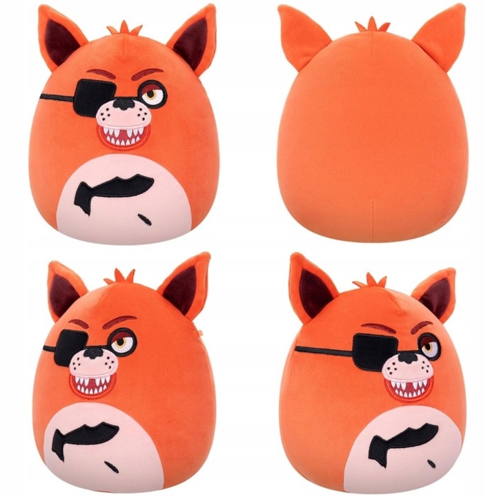 Jucarie de plus Squishmallows, Five Nights at Freddy's, maskotka Foxy, 20 cm, multicolor