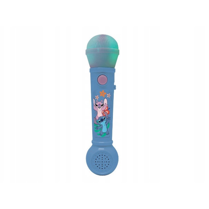Disney Stitch karaoke mikrofon, Lexibook, többszínű, 6x6x23.5cm, 3+ éves gyermekeknek
