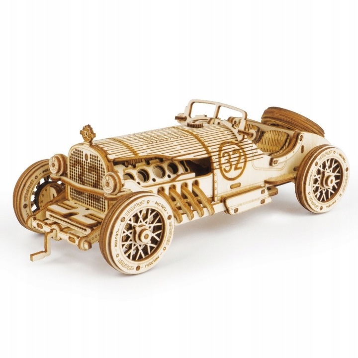 Puzzle 3D Auto Clasic, Nice Idea, 220 piese, din lemn, 14+