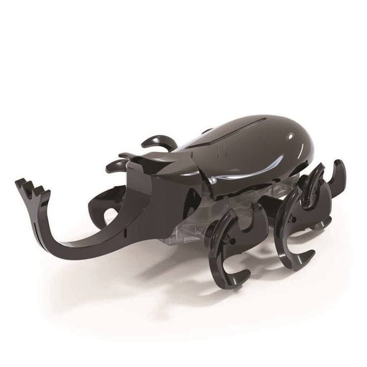 Interaktív játék Hexbug Rhino Beetle, piros, 7x5,5x4cm, 4+ éves gyermekeknek
