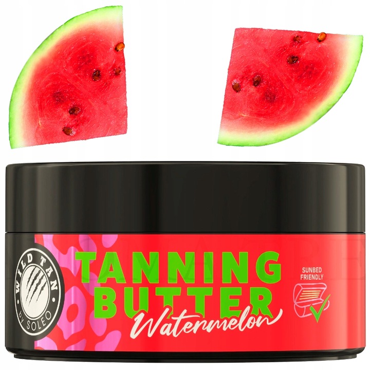 Wild Tan Watermelon barnító vaj 150ml, intenzív hidratálás, barnulásgyorsító, UV szűrők nélkül