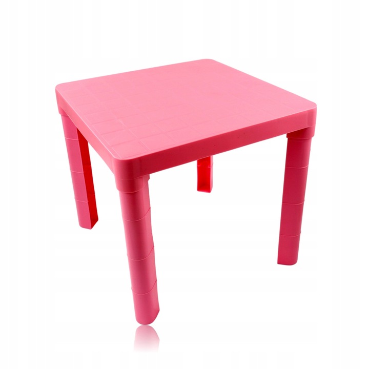 Masa plastic copii 3-6 ani, rezistenta, usoara, roz, 42x46x46 cm