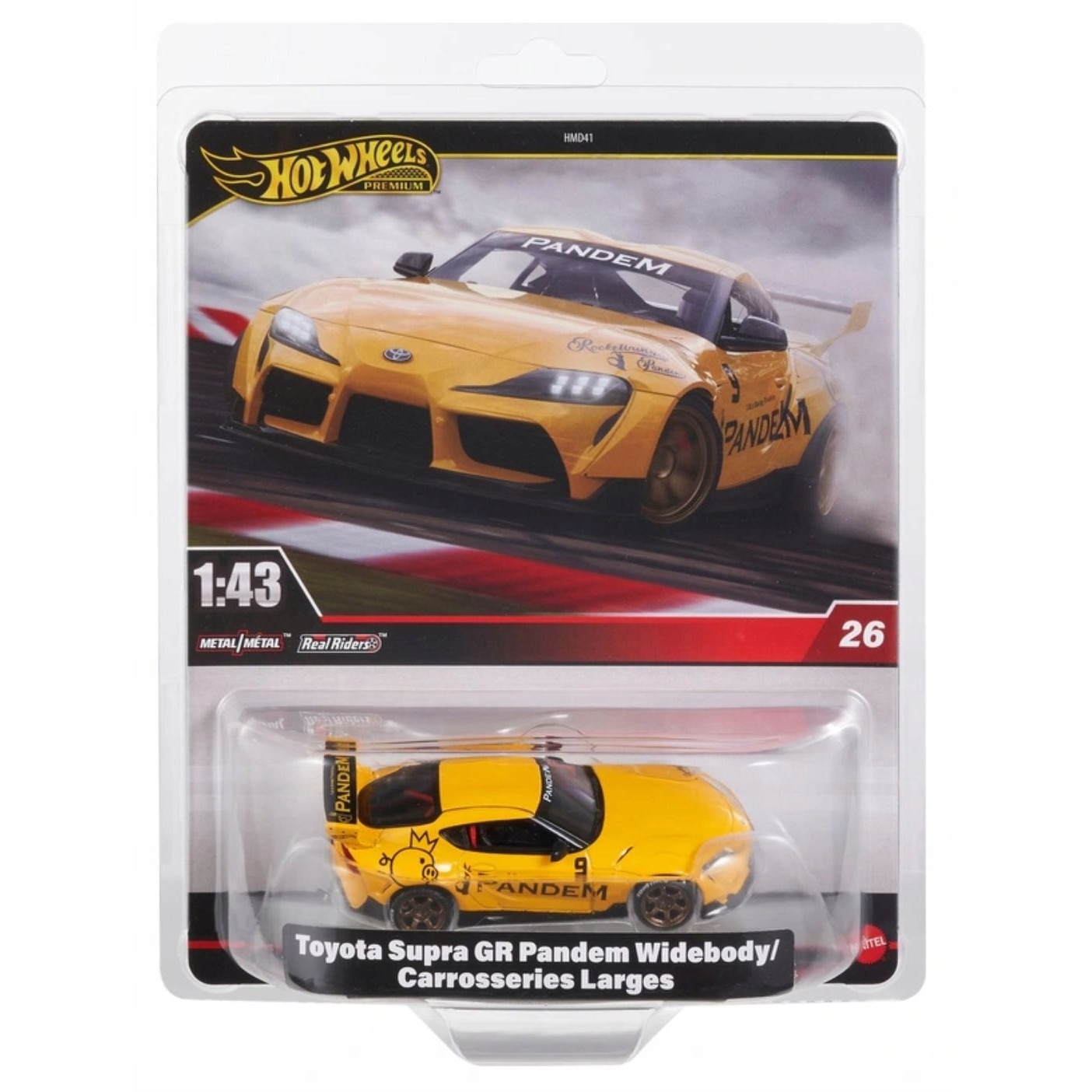 ホットウィール　TOYOTA SUPRA GR PANDEM WIDEBODY Masinuta Hot Wheels, model Toyota GR Supra Pandem Widebody, metal