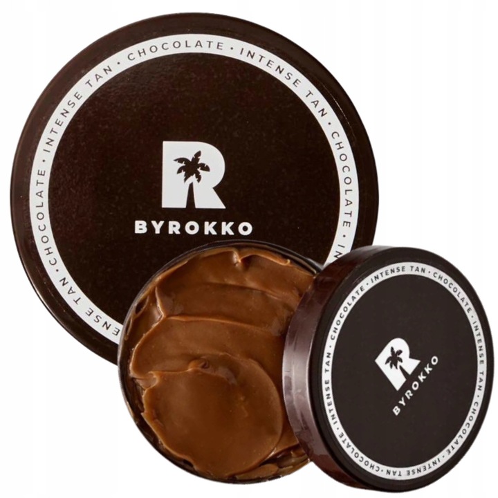 Byrokko Shine Brown Chocolate önbarnító krém, 200ml, gazdag textúra, csokoládé illat