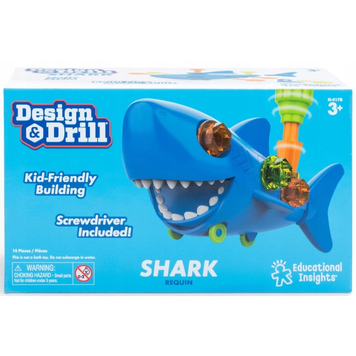 Образователна игра Design & Drill, акула
