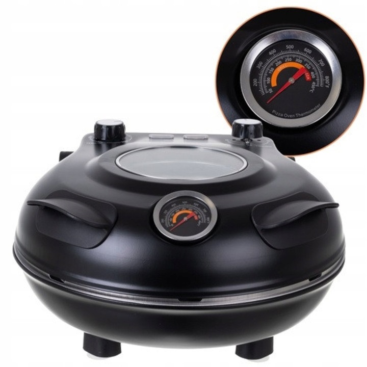Mini cuptor pizza 420C, piatra 30 cm