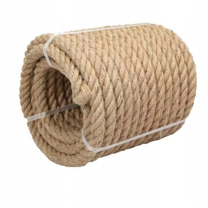 Sfoara iuta 20mm 30m ecologica, rezistenta la intemperii, pentru decorare si gradina