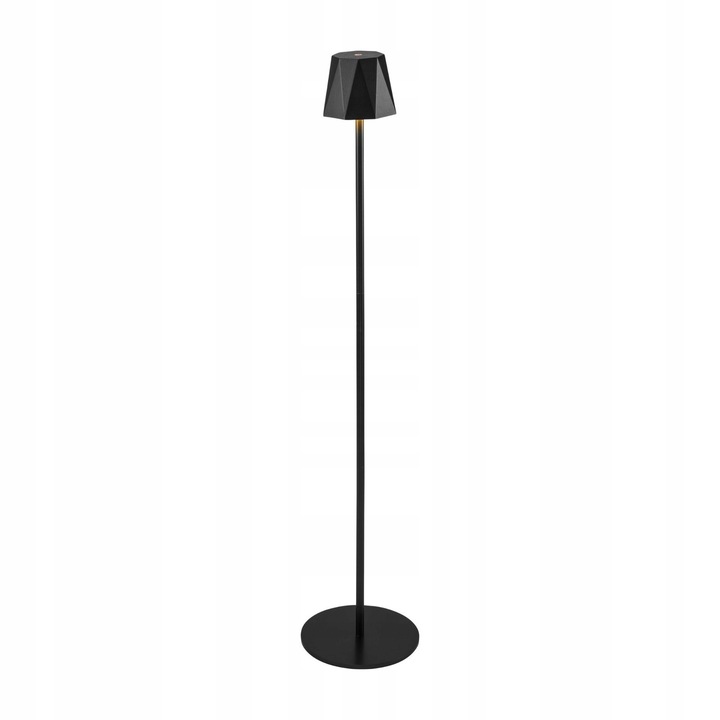 Lampa de podea LED cu acumulator, Livarno Home, design modern, antracit, 123.6cm