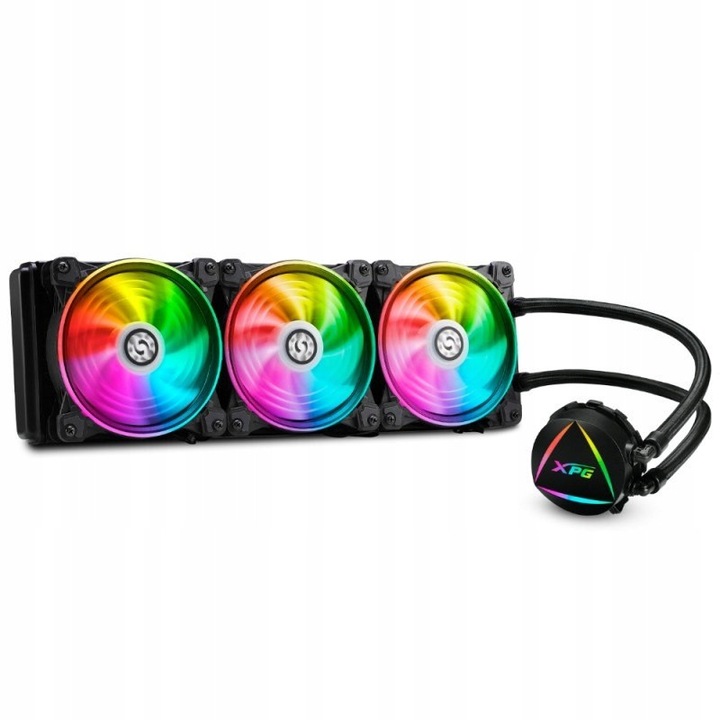Racire procesor All-in-One XPG LEVANTE 360mm, 3 ventilatoare ARGB, controler extern, 360x120mm