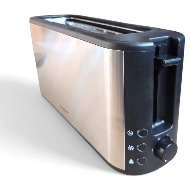 Тостер SilverCrest, 1000 W, 6 степени на препичане, функция размразяване, 43x11x18см