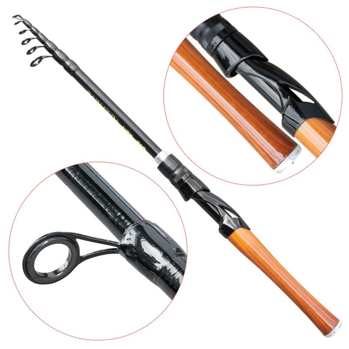 Lanseta fibra de carbon Baracuda Vox 240