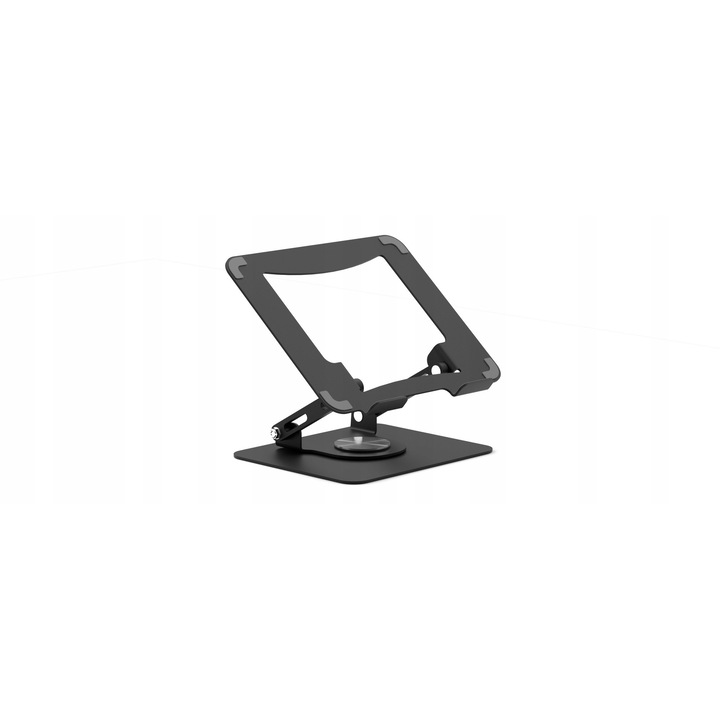 Support laptop Varia Flex, LVNSYSTEM, negru, 2.5x26x21cm, capacitate 7kg, rotativ