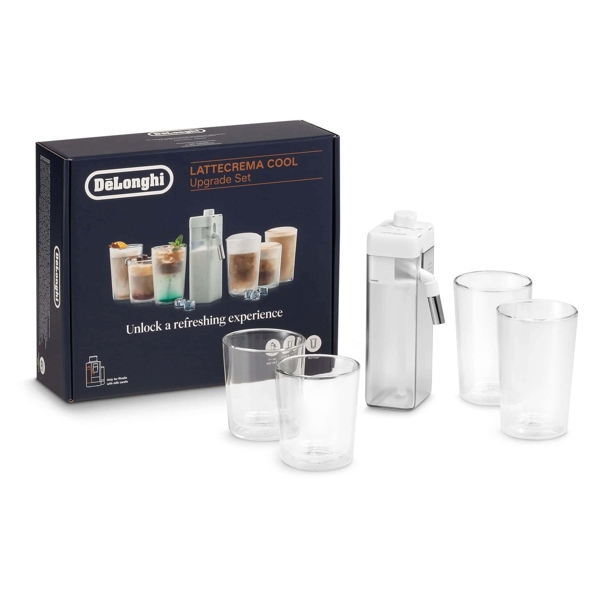 Set Delonghi LatteCrema Cool pentru Masina de Cafea Rivelia