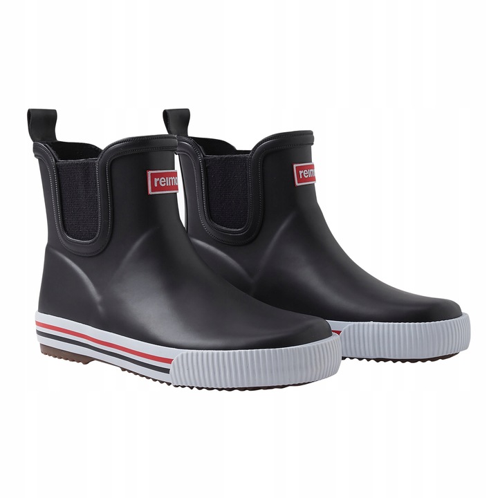 Детски гумени ботуши Reima Ankles, черен