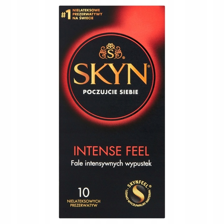 Unimil Skyn Intense Feel óvszer, 10 darab, 53mm