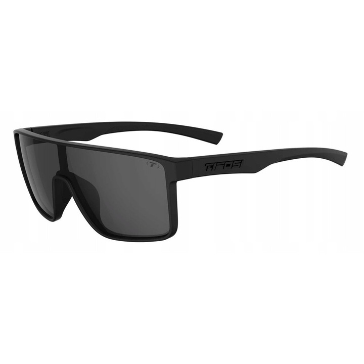 Ochelari de soare Tifosi Sanctum Polarized, blk Smoke, 13% transmisie lumina, rama ecologica, 26g