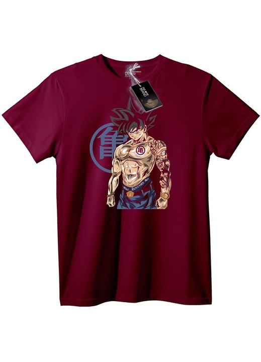 Goku póló Dragon Ball, Bordó, 6XL