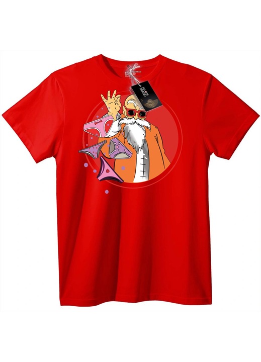 Dragon Ball Master Roshi póló, Piros
