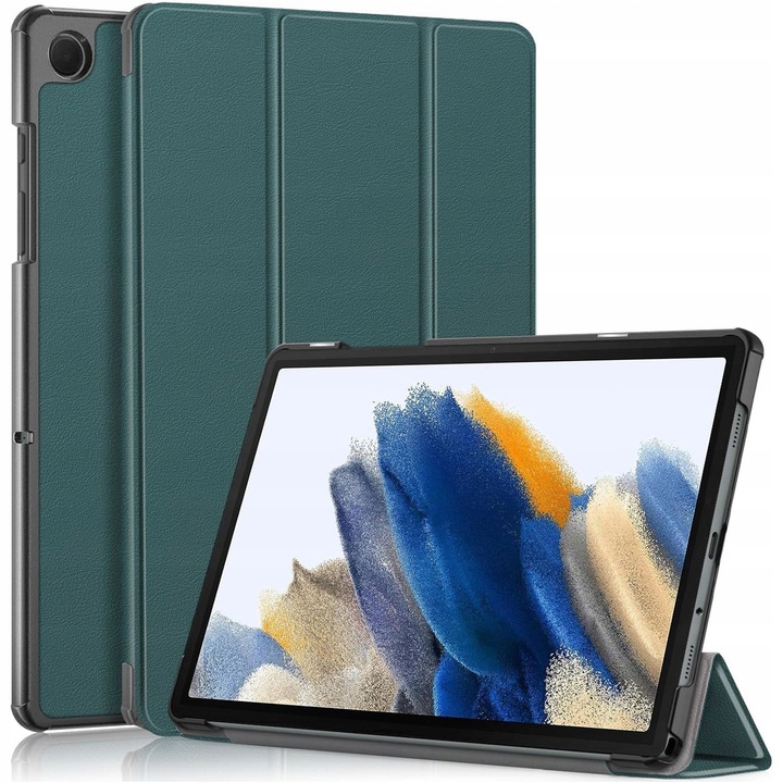 Etui Samsung Galaxy Tab A9+ Plus 2023 11" Alogy Book Cover, verde, cu functie Sleep/Wake Up