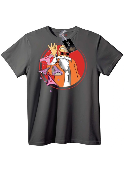 Dragon Ball Master Roshi póló, Szürke