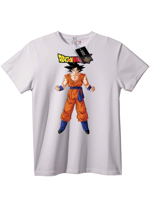 Goku polo Dragon Ball mintaval, Fehér