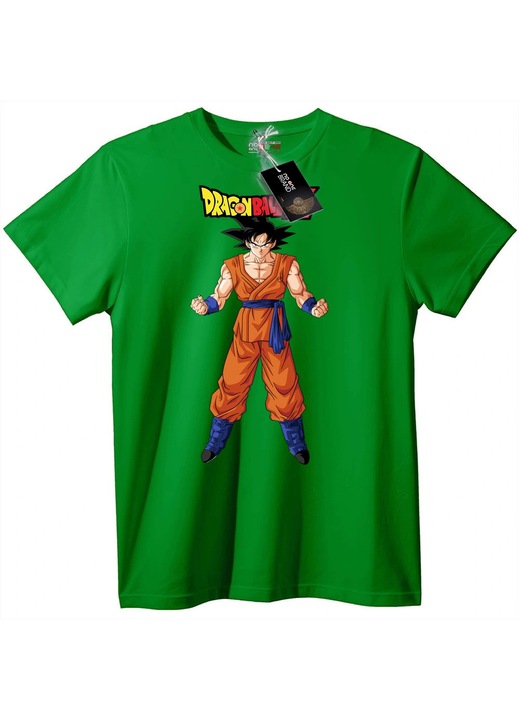 Goku polo Dragon Ball mintaval, Zöld