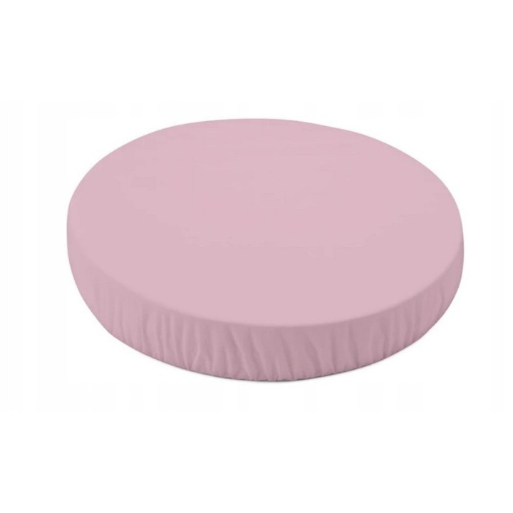 Cearceaf din bumbac Waldin 73x73cm pentru patut oval 7 in 1 roz