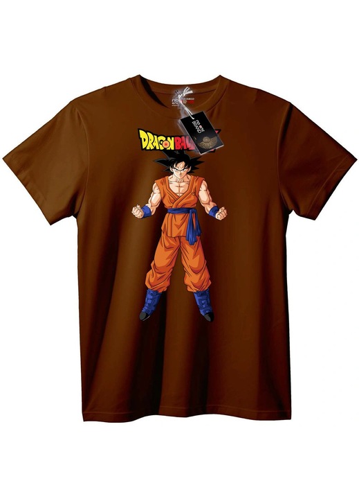 Goku polo Dragon Ball mintaval, Barna