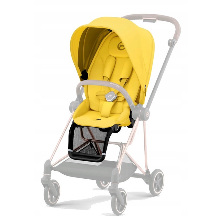 Cybex Mios 3.0 Seat Pack babakocsi üléskárpit, mustársárga, kényelmes betéttel