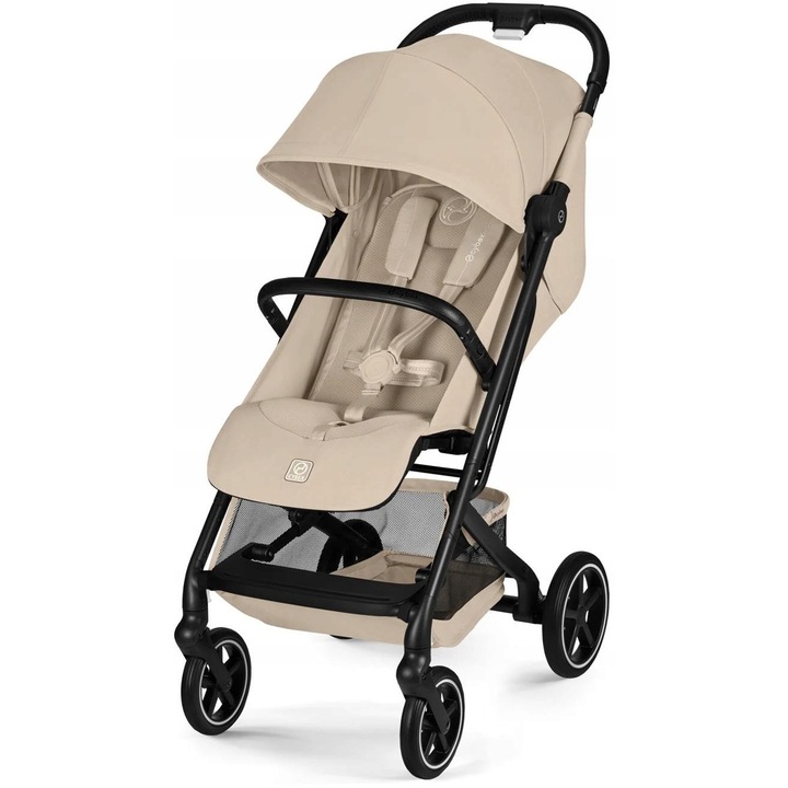 Carucior Cybex Beezy, 22kg, culoare Almond Beige, design ultra-compact